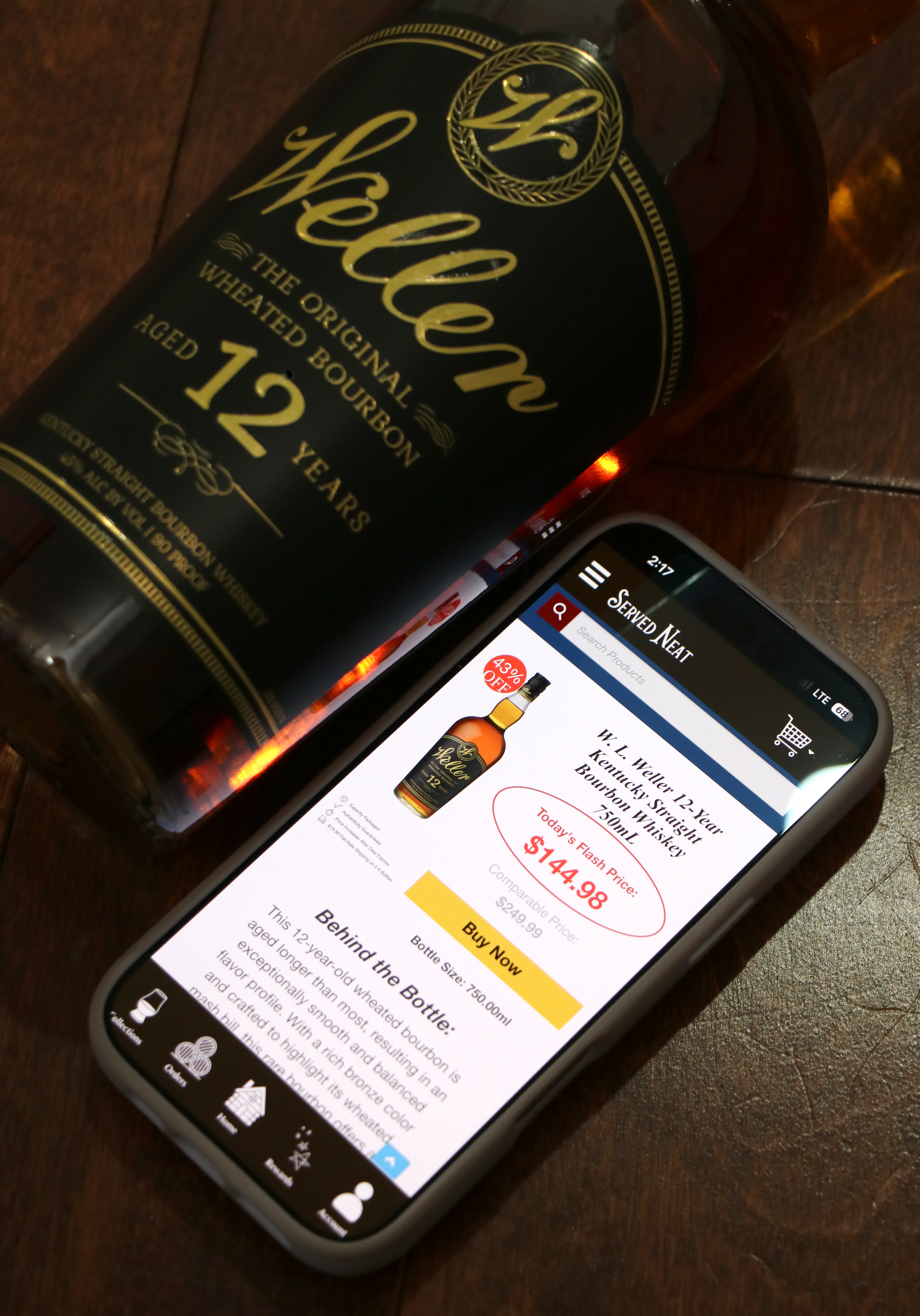 Served Neat app screenshot
