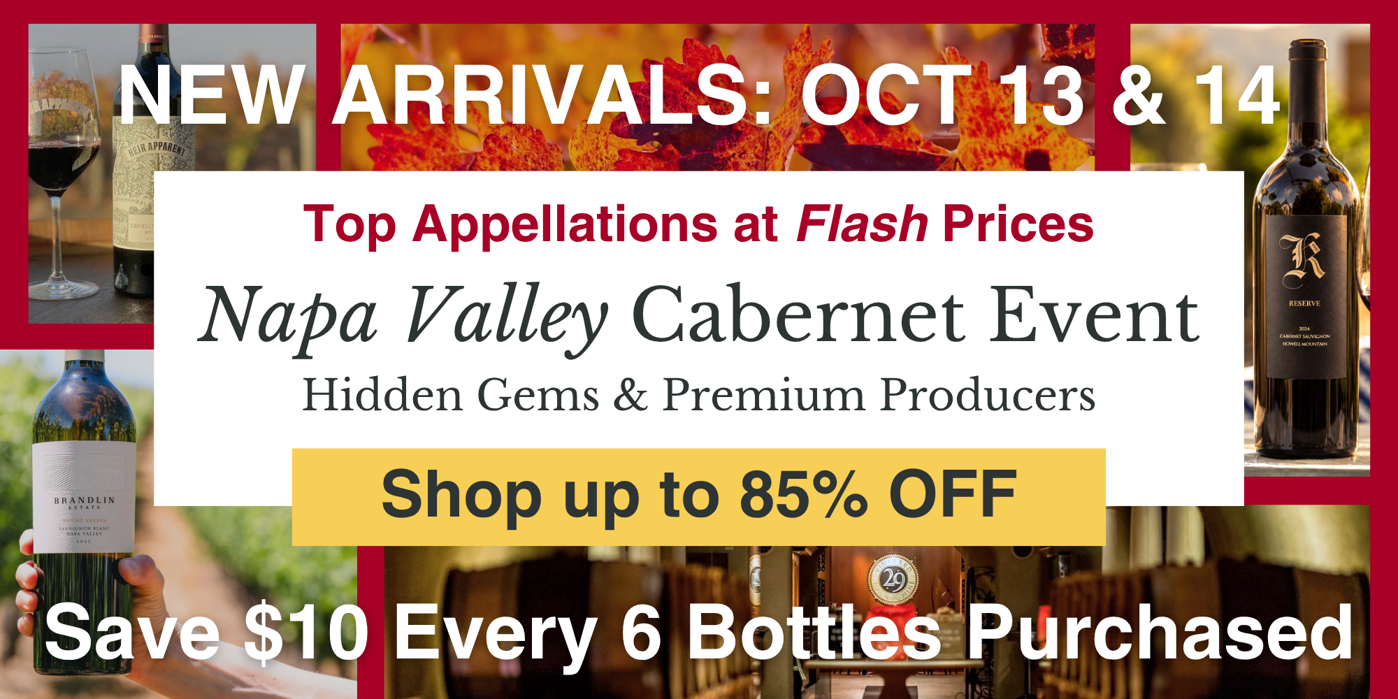 Premium Collector's Drop is unavailable during the Napa Cabernet Event